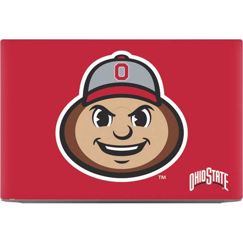 Ohio State University OSUBuckeyes Light Grey Dell XPS Skin